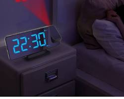 Reloj Despertador Digital De Proyección